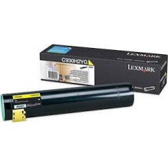 Lexmark C930H2YG Yellow Original Toner Cartridge (24000 Pages) for Lexmark C935dn, C935dtn, C935dttn, C935hdn